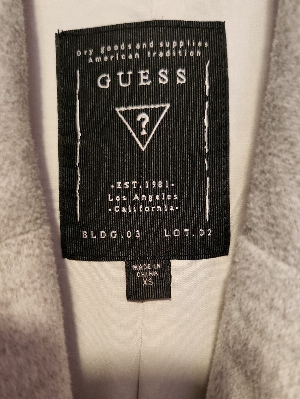 Guess Long Trench Coat - Picture 2 of 7